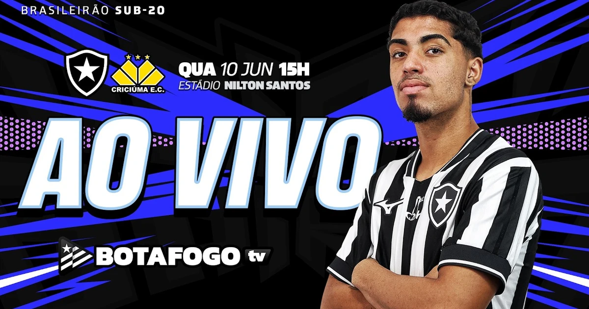 AO VIVO | Botafogo enfrenta Criciúma no Nilton Santos pelo Brasileirão Sub-20