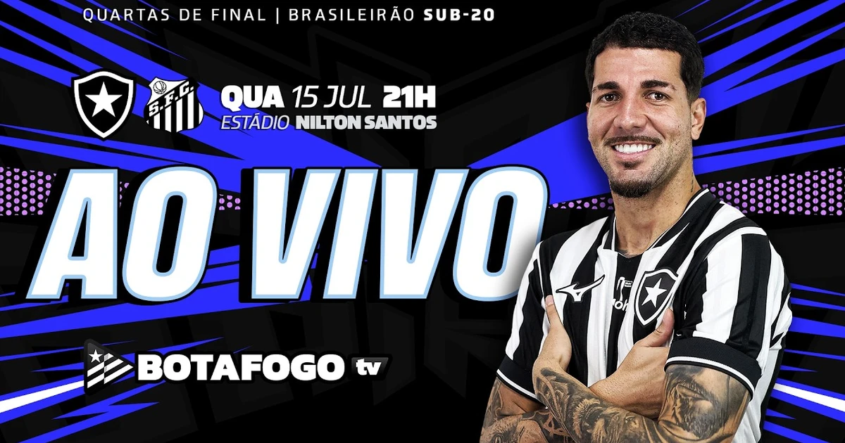 AO VIVO | Botafogo enfrenta o Santos no jogo de volta do Brasileirão Sub-20