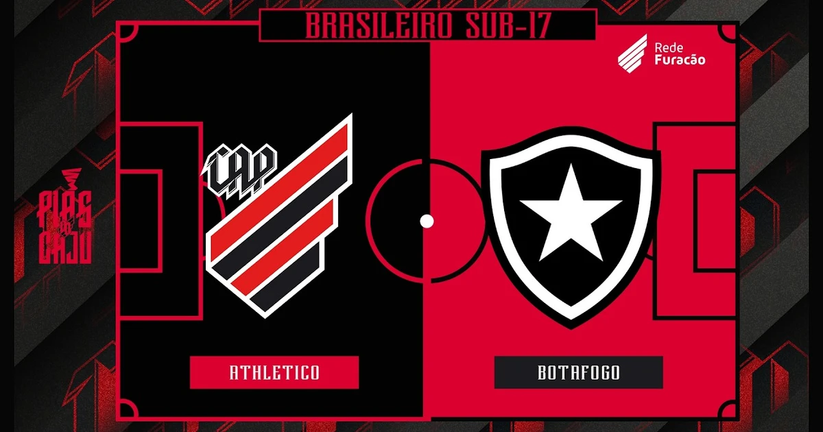 AO VIVO | Botafogo visita o Athletico-PR em jogo pelo Campeonato Brasileiro Sub-17