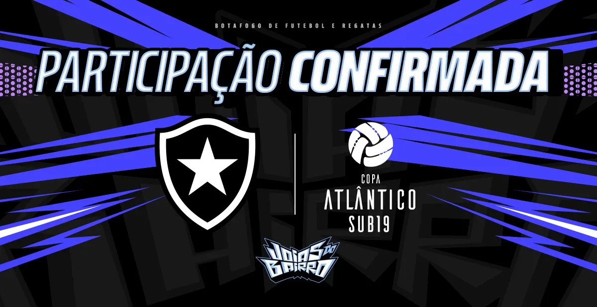 Botafogo confirmado na Copa Atlântico Sub-19