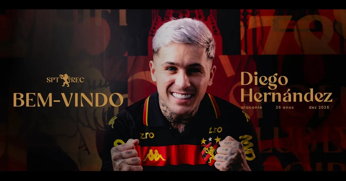 Ex-Botafogo, Diego Hernández é anunciado pelo Sport com contrato até 2027