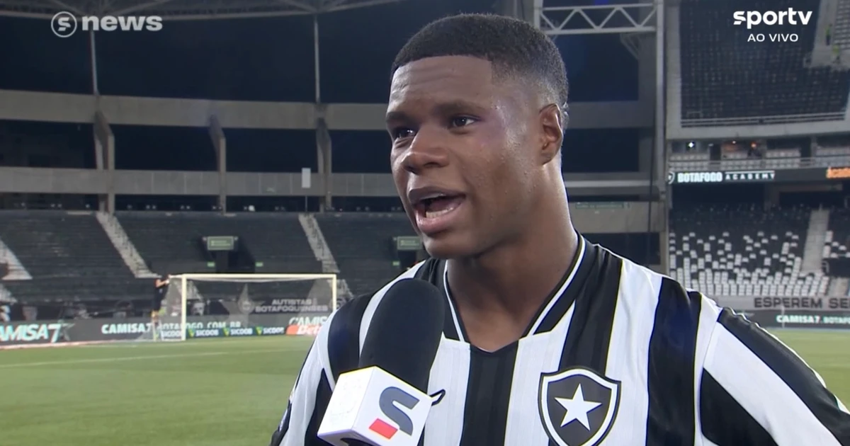 Kadir explica lance de gol da vitória do Botafogo: ‘Tem que ter o sangue gelado ali’