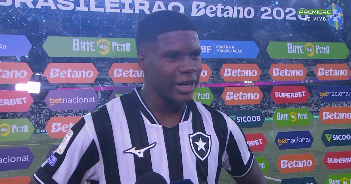 Kadir vibra com ‘gol lutado’ decisivo do Botafogo nos acréscimos: ‘Somos um time que vai correr até o jogo acabar’