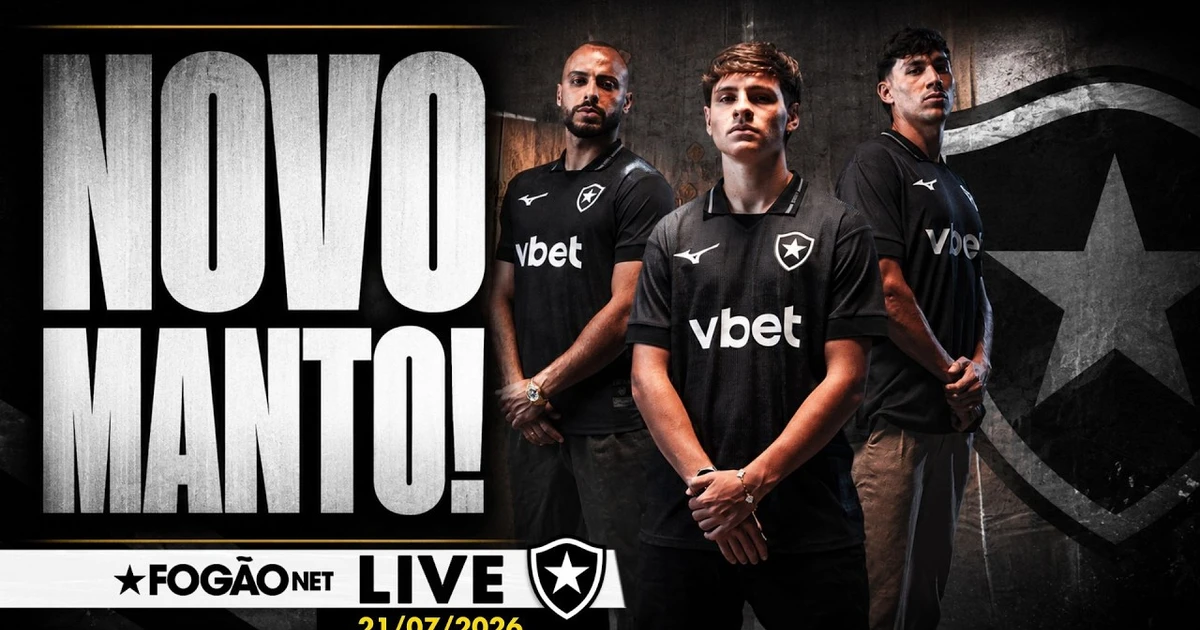 LIVE | Botafogo lança nova camisa preta; Bastos encaminha rescisão