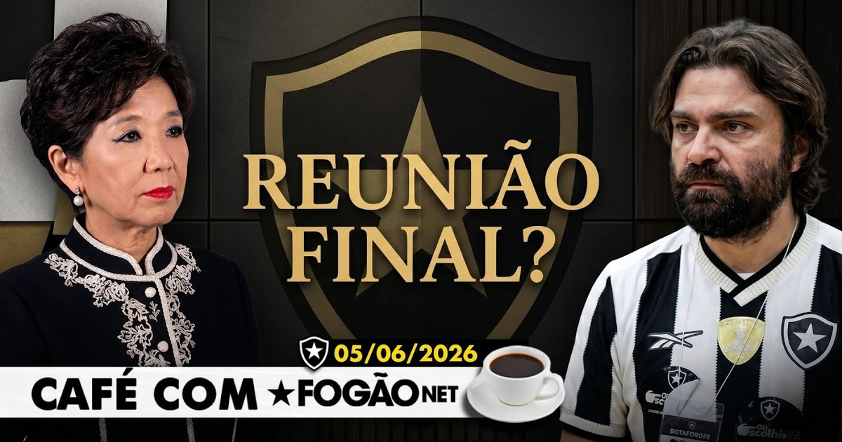 LIVE CAFÉ COM FOGÃONET | João Paulo tem reunião decisiva com Kang; Botafogo deve receber aporte em breve