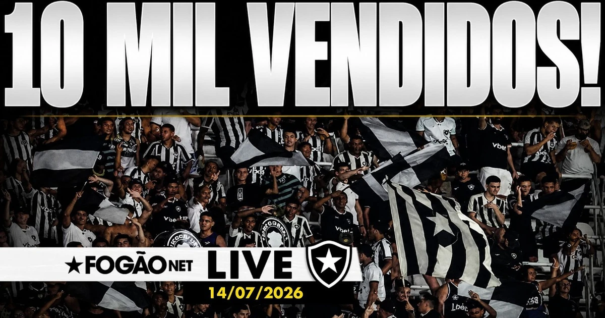 LIVE | Volta do Botafogo tem 10 mil ingressos vendidos; Franclim foca em furar retrancas
