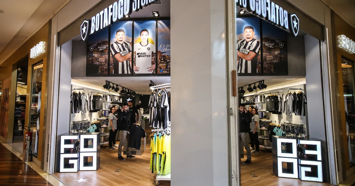 Loja do Botafogo sofre ação de despejo por SAF atrasar pagamento de aluguel em shopping